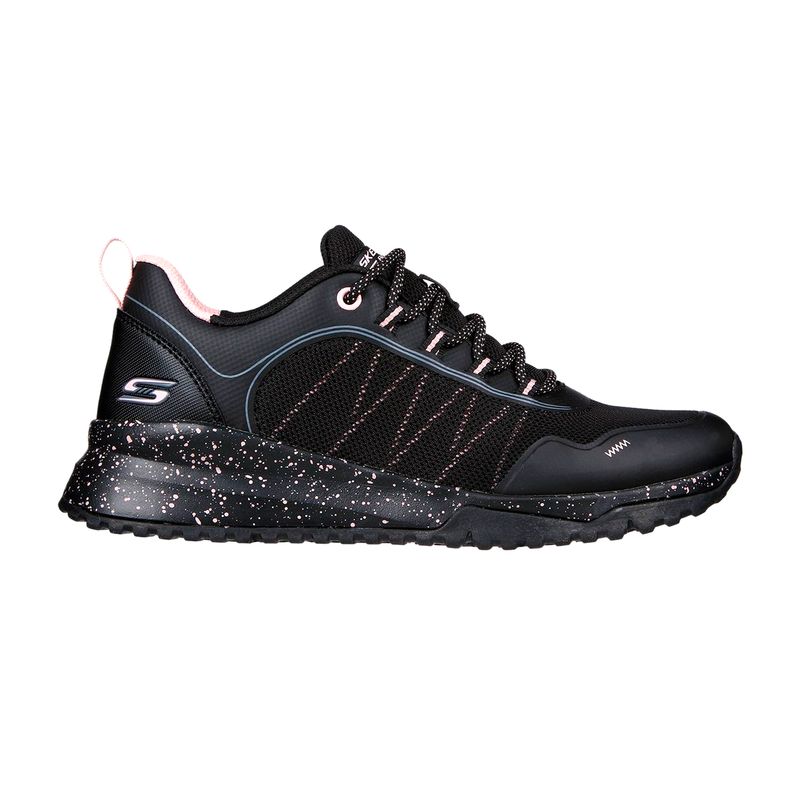 SKECHERS - TENIS SKECHERS NEGRO PARA DAMA SK BOBS SQUAD 3 RIVERS RACE BLACK