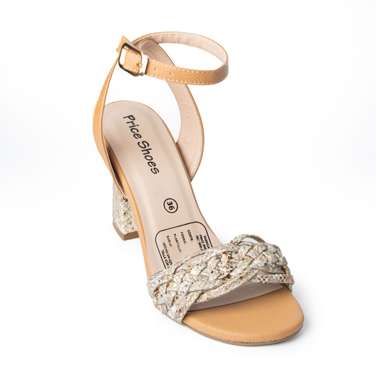 PRICE SHOES - Price Shoes Tacon Moda Mujer 882VS005MIEL