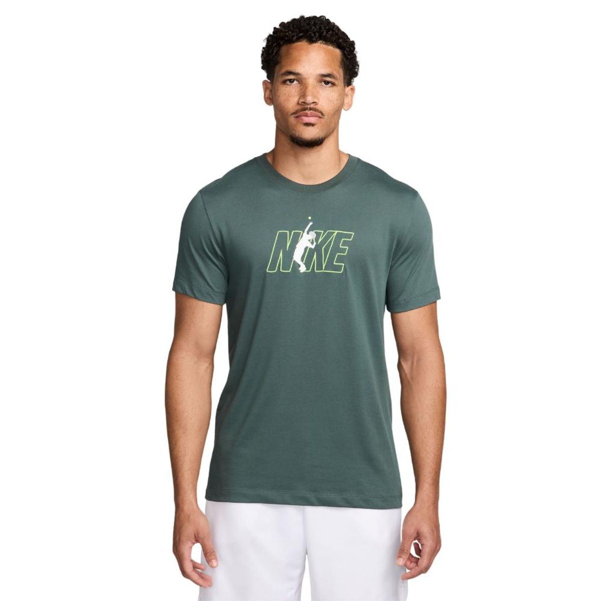 NIKE - Camiseta Nike Court-Verde