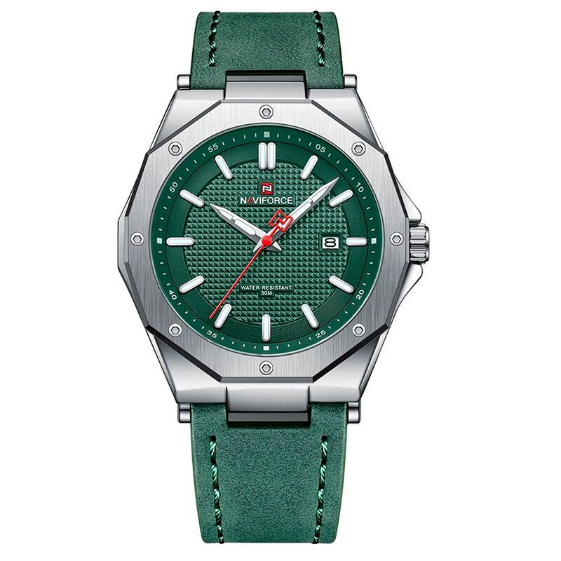 NAVIFORCE - Reloj Naviforce Original Nf 9200 Cuero Hombre + Estuche