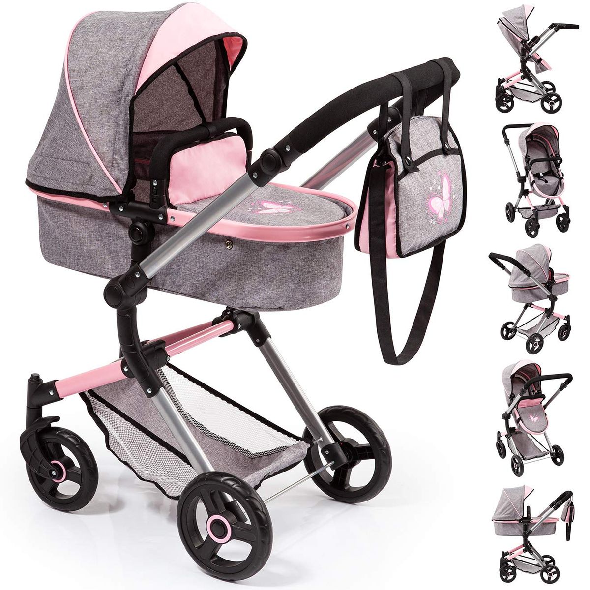 GENERICO - ❤ Coche Grande Gris ❤ Para Bebe Reborn ❤