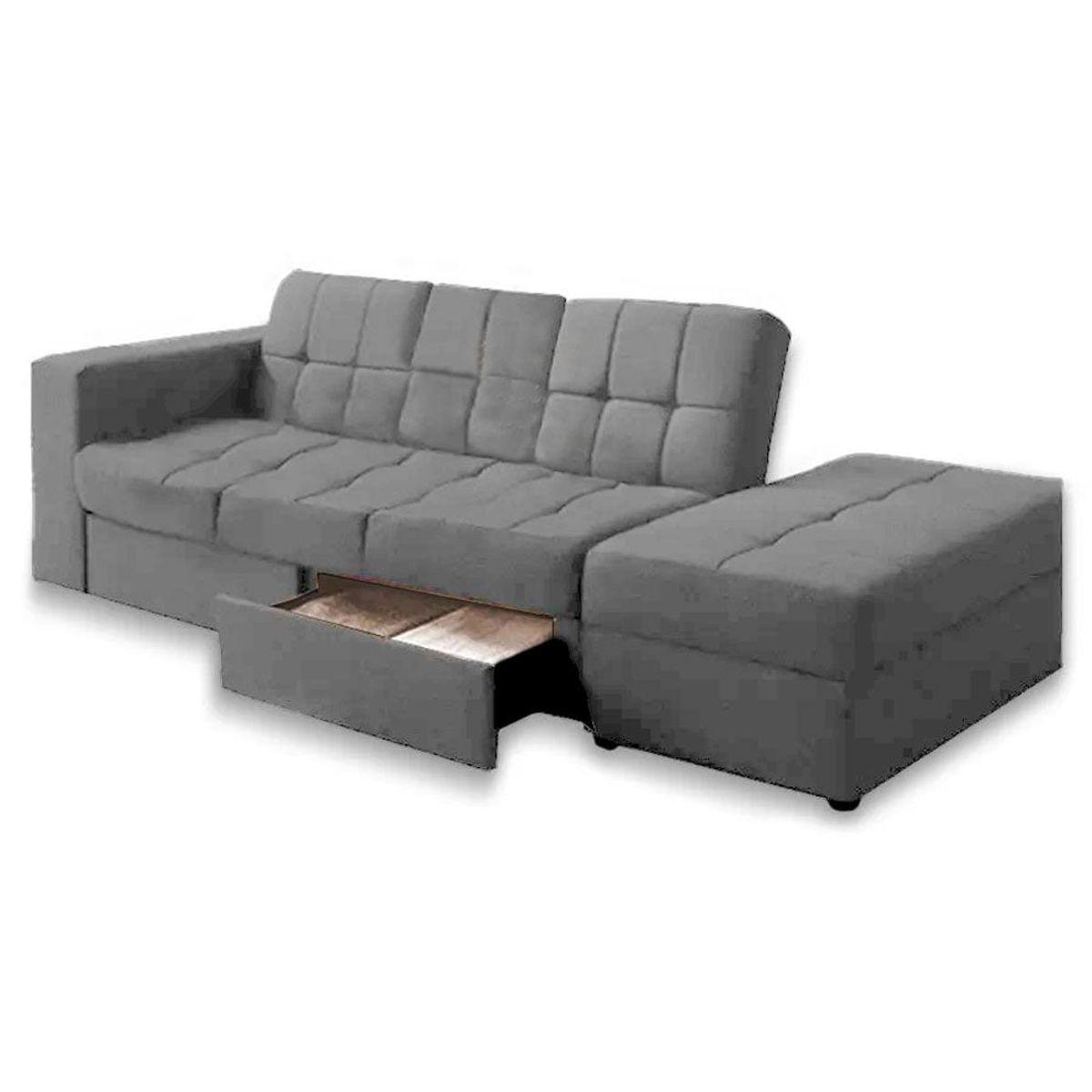 MAGIC CLASS - SALA MODERNA HANUKA MICROFIBRA GRIS_.