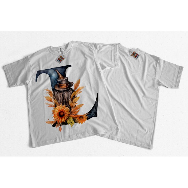 GENERICO - Camiseta Piel Durazno Halloween Letras L._.