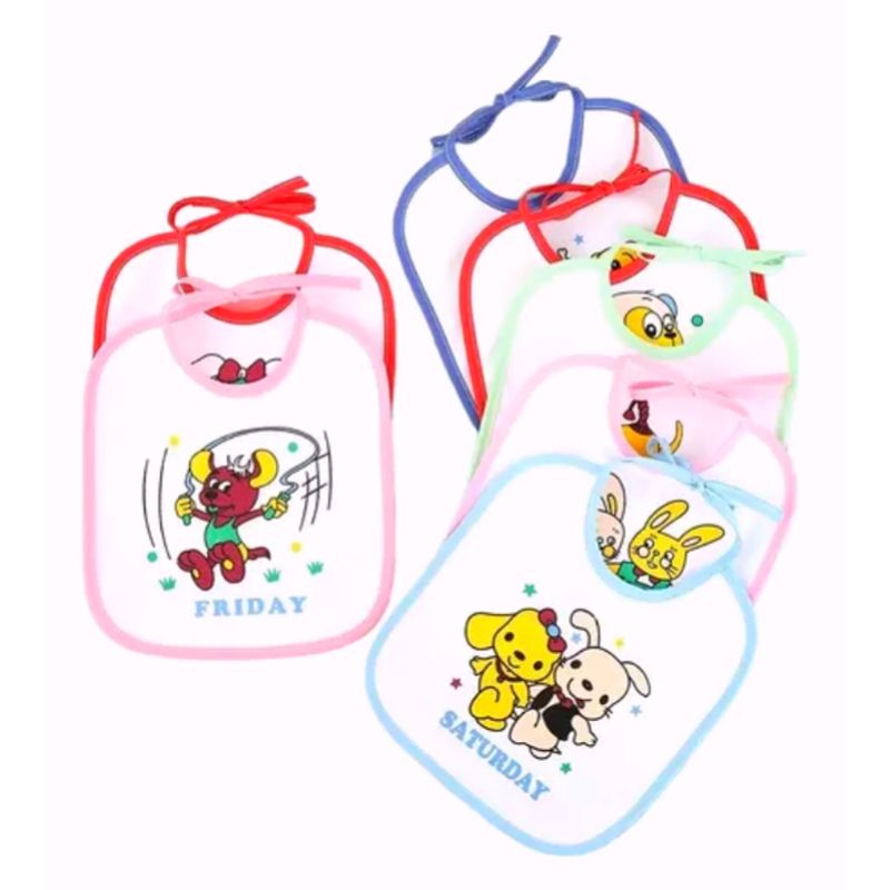 GENERICO - Baberos Para Bebe Kit X7 Unidades Semanario Oferta