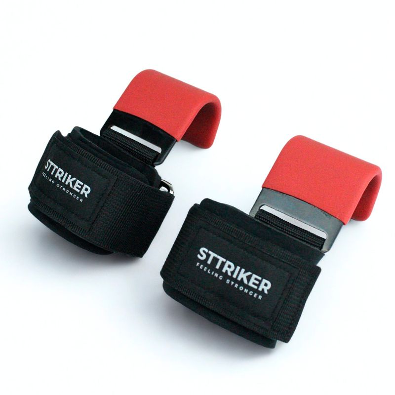 GENERICO - Kit X2 Straps Gancho Agarre Correas Levantamiento Pesas Gym