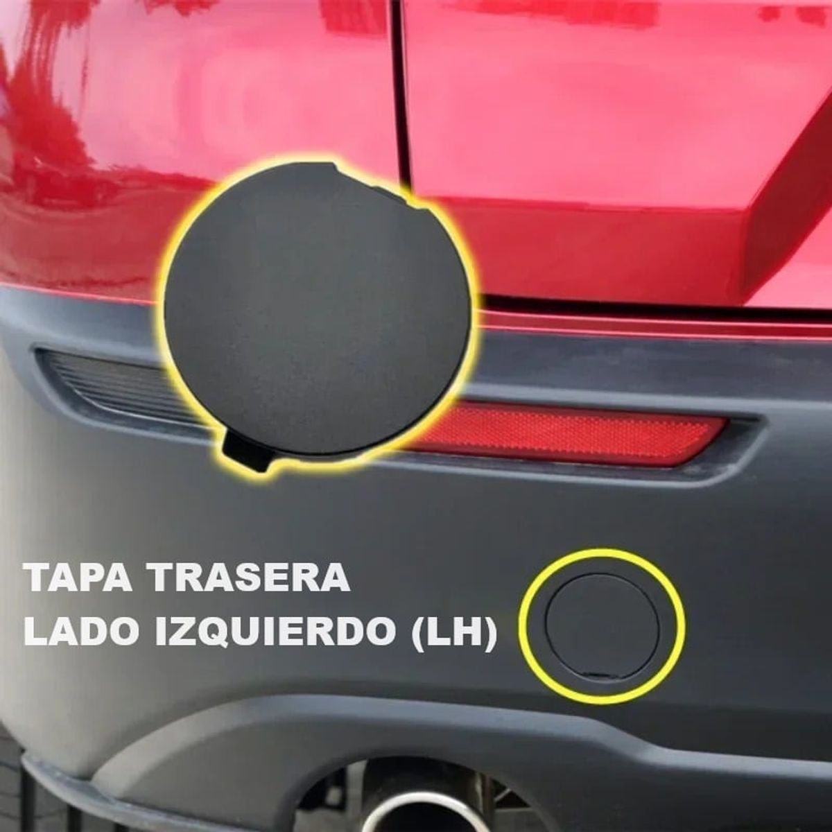 MAZDA - accesorios mazda cx30 tapa bomper trasero izquierdo lh