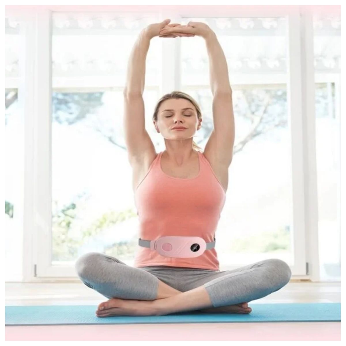 ONE PIXEL - Masajeador Abdominal Cinturon Eléctrico Térmico