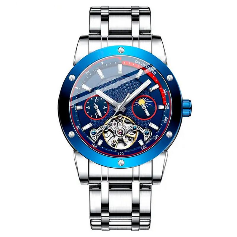 GFORCE - Reloj G-force At866 Automatico Abierto Acero Casual+ Estuche