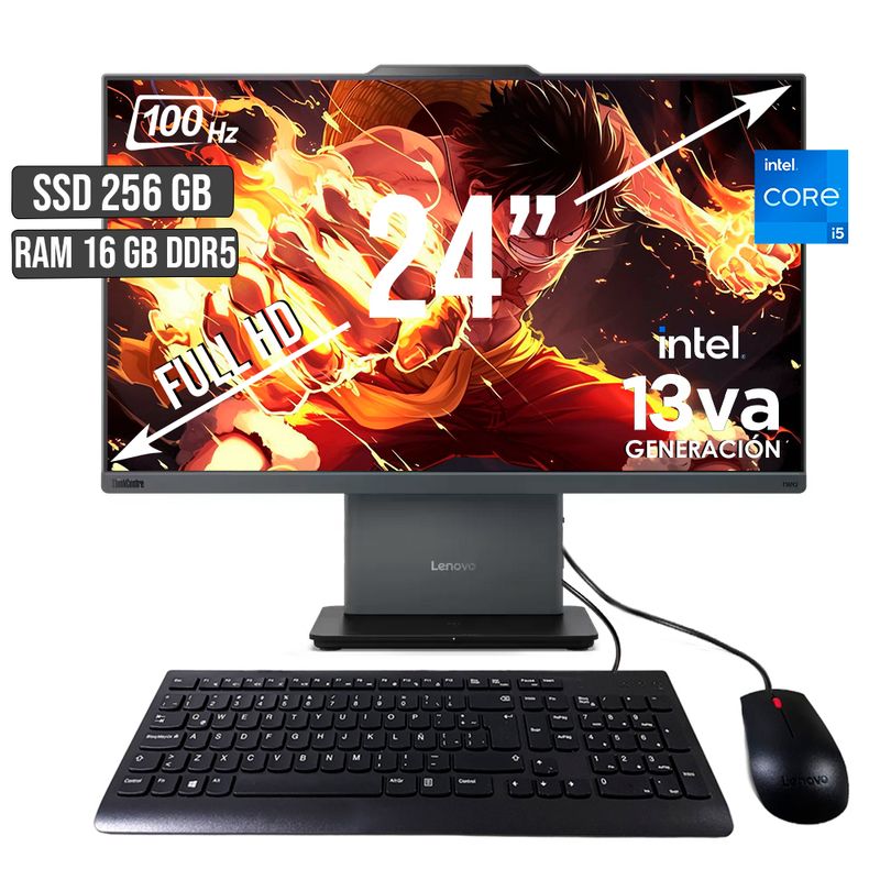LENOVO - TODO EN UNO LENOVO NEO 50A INTEL CORE I5-13420H SSD 256GB RAM 16GB LED 24 FHD