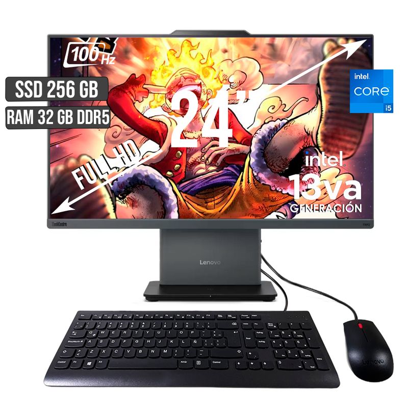LENOVO - TODO EN UNO LENOVO NEO 50A INTEL CORE I5-13420H SSD 256GB RAM 32GB LED 24 FHD