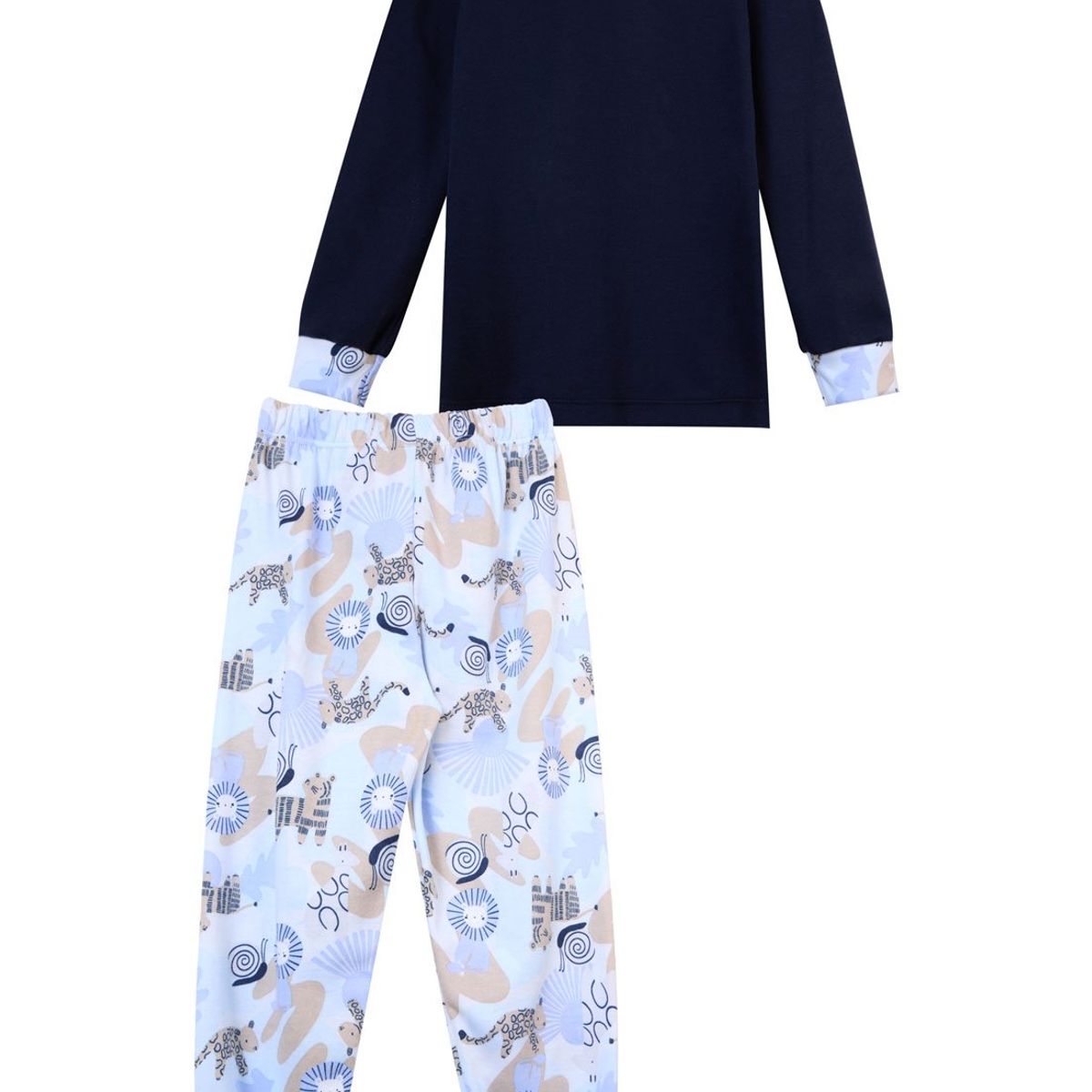 SANTANA - Pijama Niño Matías Azul Oxford