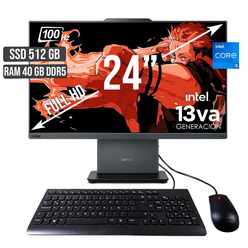 LENOVO - TODO EN UNO LENOVO NEO 50A INTEL CORE I5-13420H SSD 512GB RAM 40GB LED 24 FHD