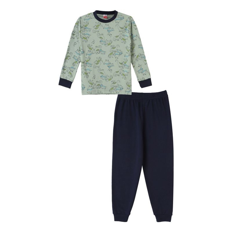 SANTANA - Pijama Niño Matías Azul Azteca_.
