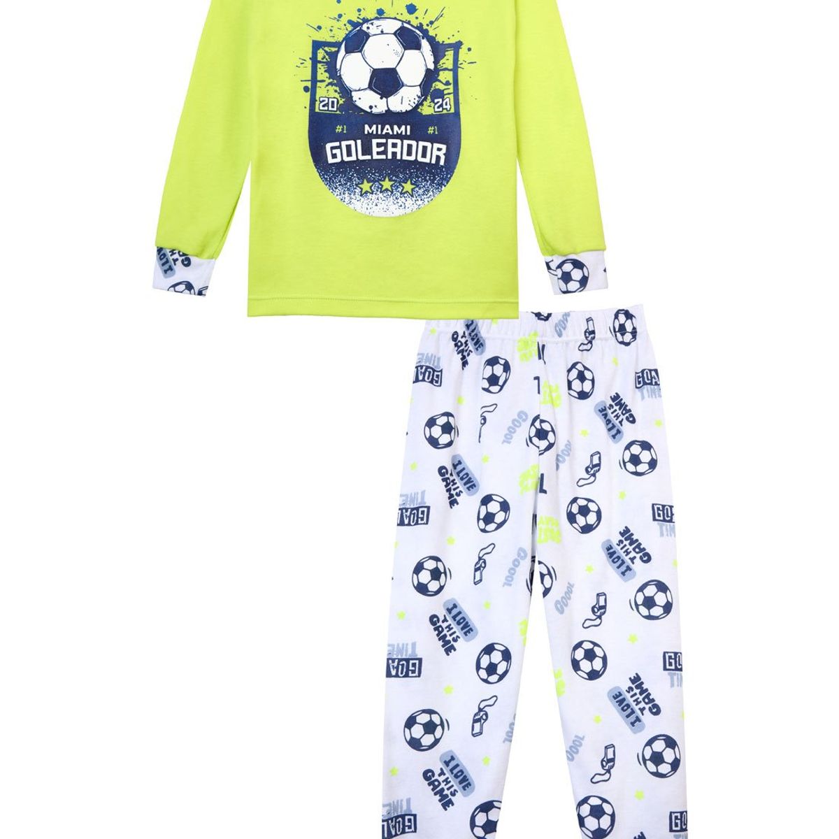 SANTANA - Pijama Niño Matías Verde