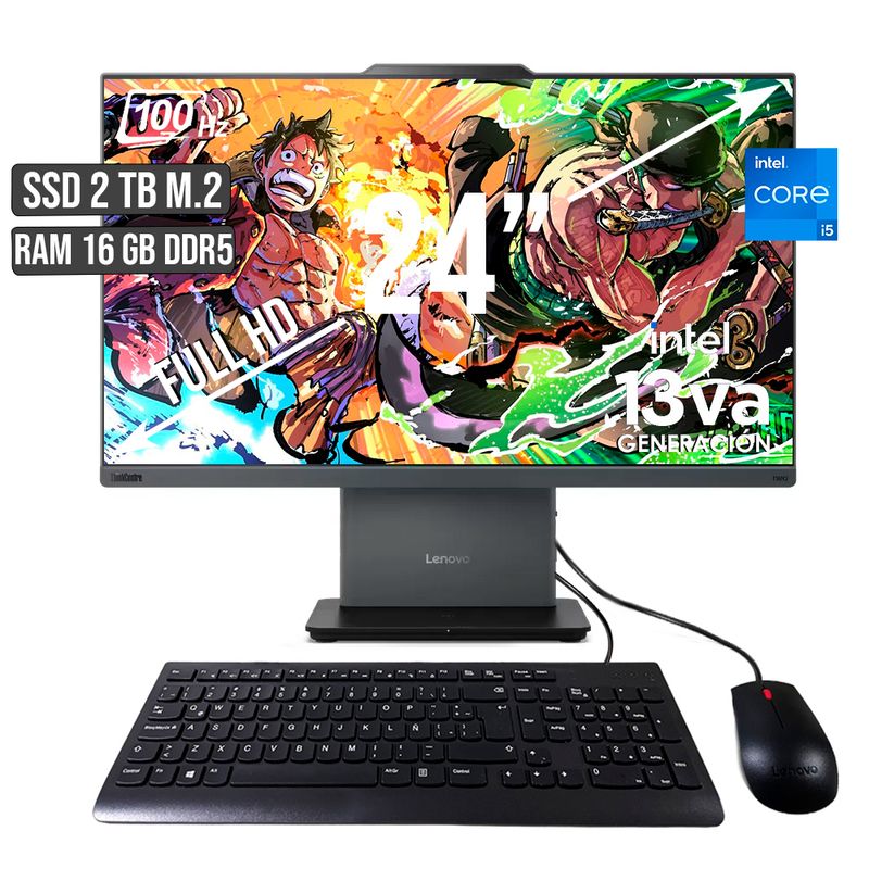 LENOVO - TODO EN UNO LENOVO NEO 50A INTEL CORE I5-13420H SSD 2TB RAM 16GB LED 24 FHD