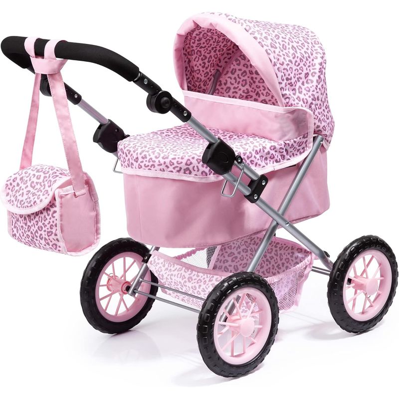 GENERICO - ❤ Coche Rosado De Leopardo ❤ Para Bebe Reborn ❤