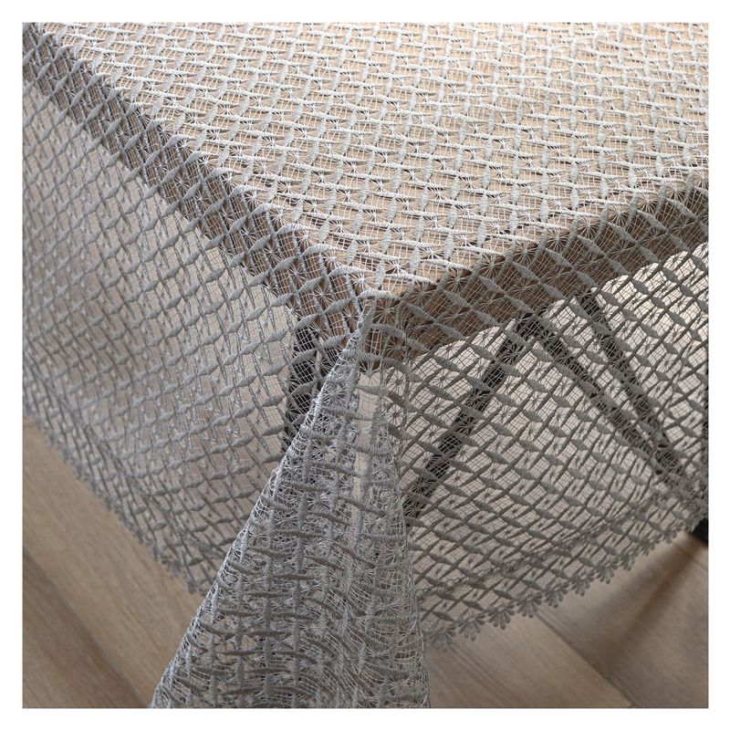 HOMETEX - MANTEL GUIPIUR 8260 RECTANGULAR GRIS