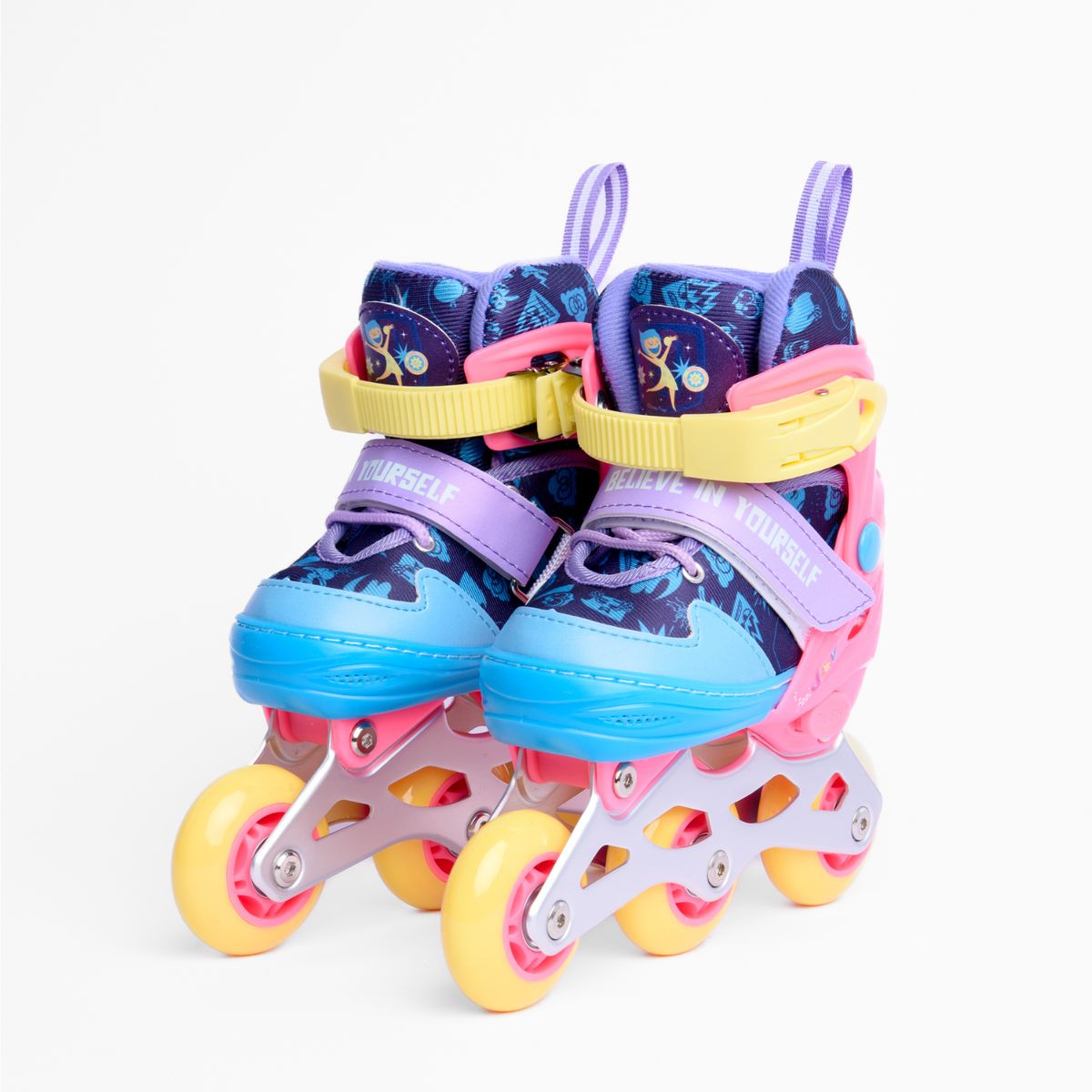 DISNEY - Patines en Linea Aluminio Intensamente 2 Ajustables 27-30_.
