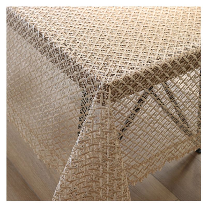 HOMETEX - MANTEL GUIPIUR 6210 RECTANGULAR DORADO
