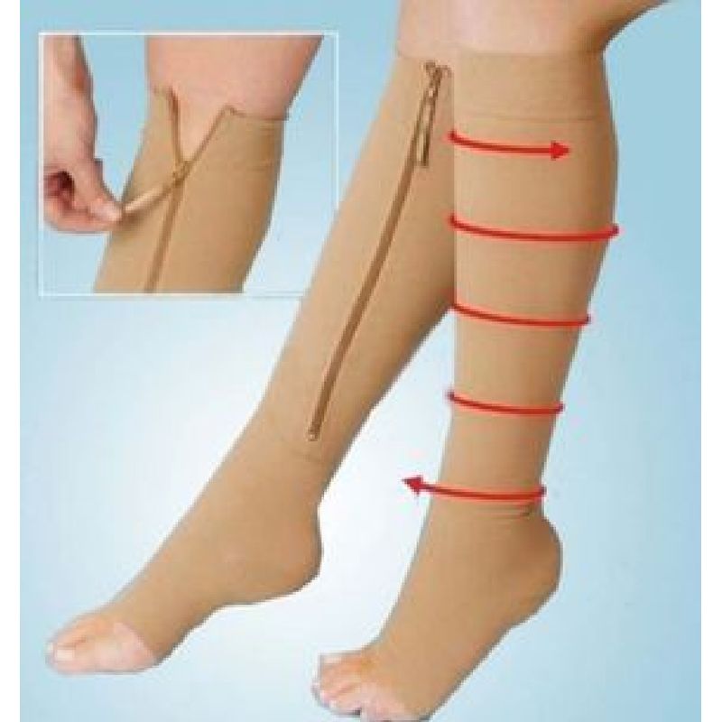 GENERAL - Medias Zip Sox Compresión Anti Varices