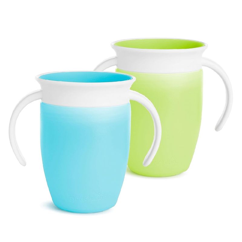 MUNCHKIN - Set x2 Vaso Antiderrame 7 Oz Miracle 360 Munchkin Para Bebe