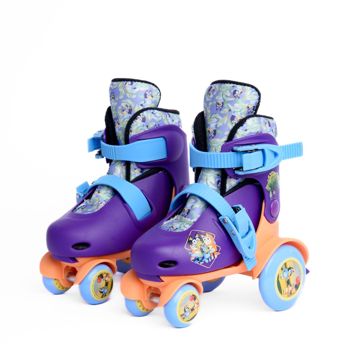 BLUEY - Patines 4 Ruedas Infantiles Bluey Morados Preeschool T 27-30