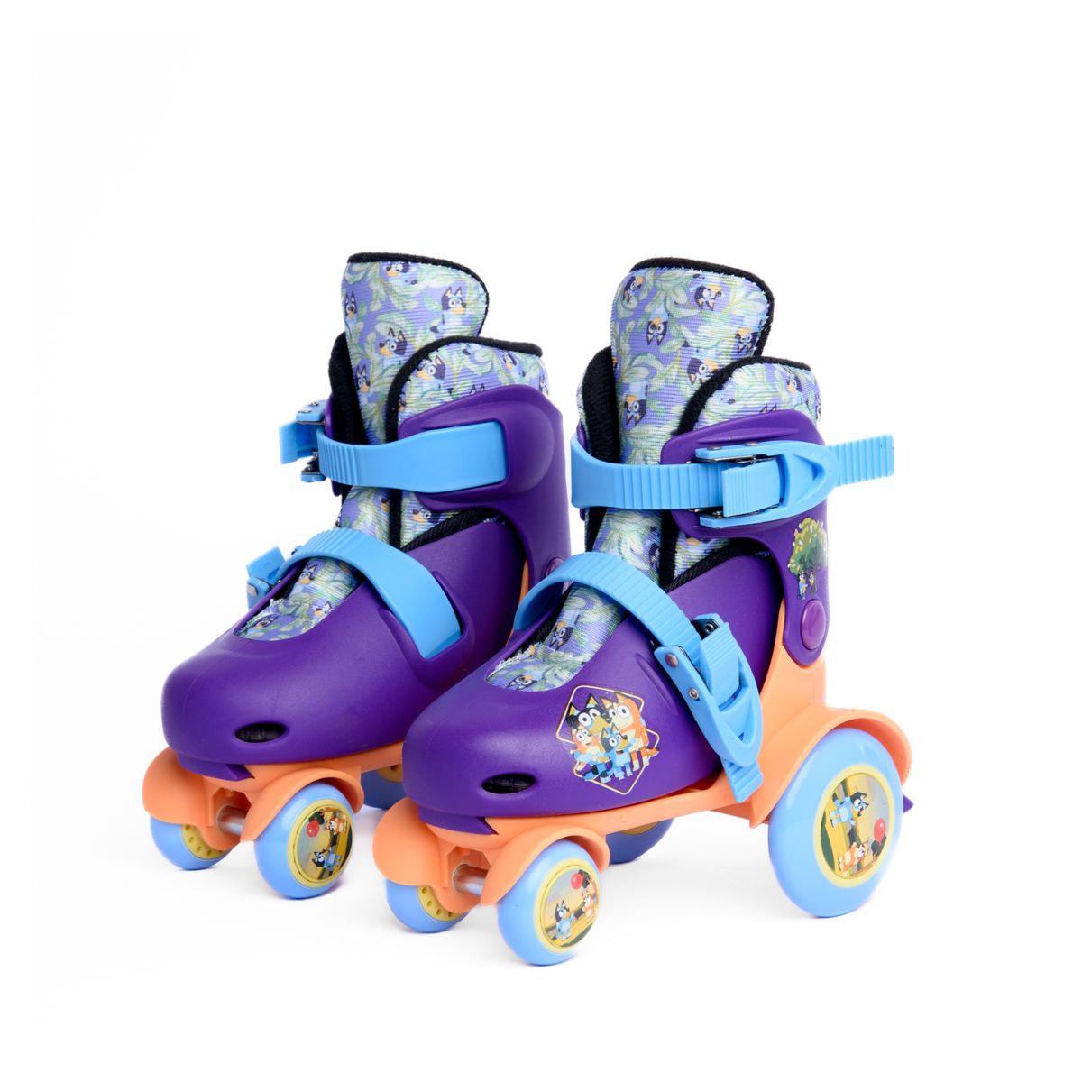 BLUEY - Patines 4 Ruedas Infantiles Bluey Morados Preeschool T 27-30