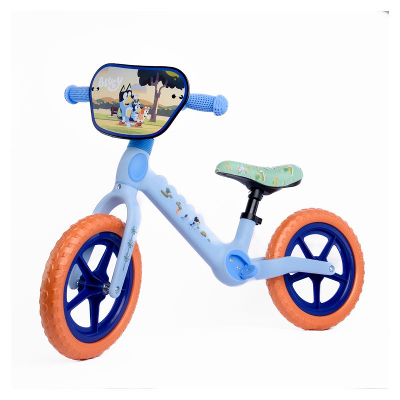 UNIVERSAL - Bicicleta sin Pedales Bluey y Bingo Celeste - Balance Bike