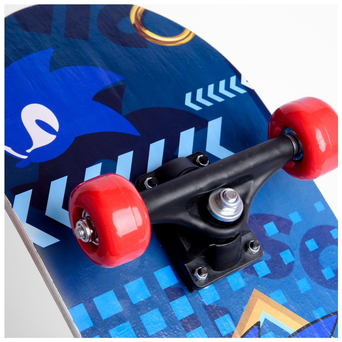 SONIC - Patineta Skate Entretenimiento Principiantes Sonic Azul 79cm