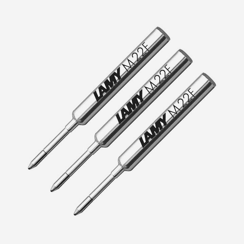 LAMY - Repuesto Lamy Bolígrafo M-22 Pico Negro M X3