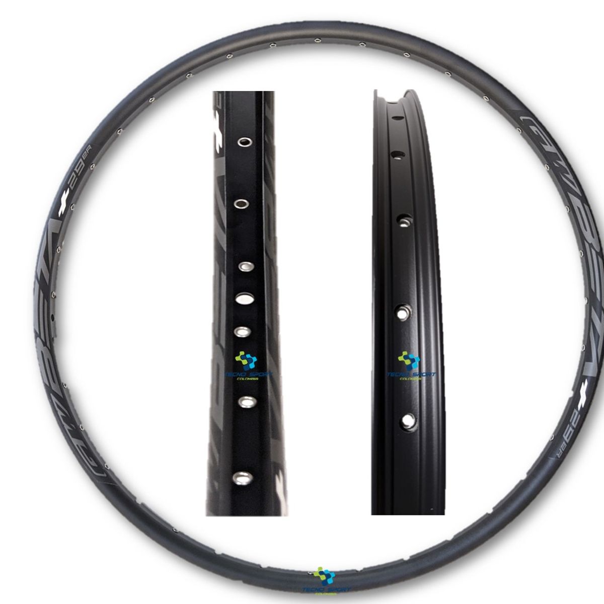 GW - Rin 29 Gw Aro Bicicleta Mtb 32 Huecos Reforzado Doble Pared