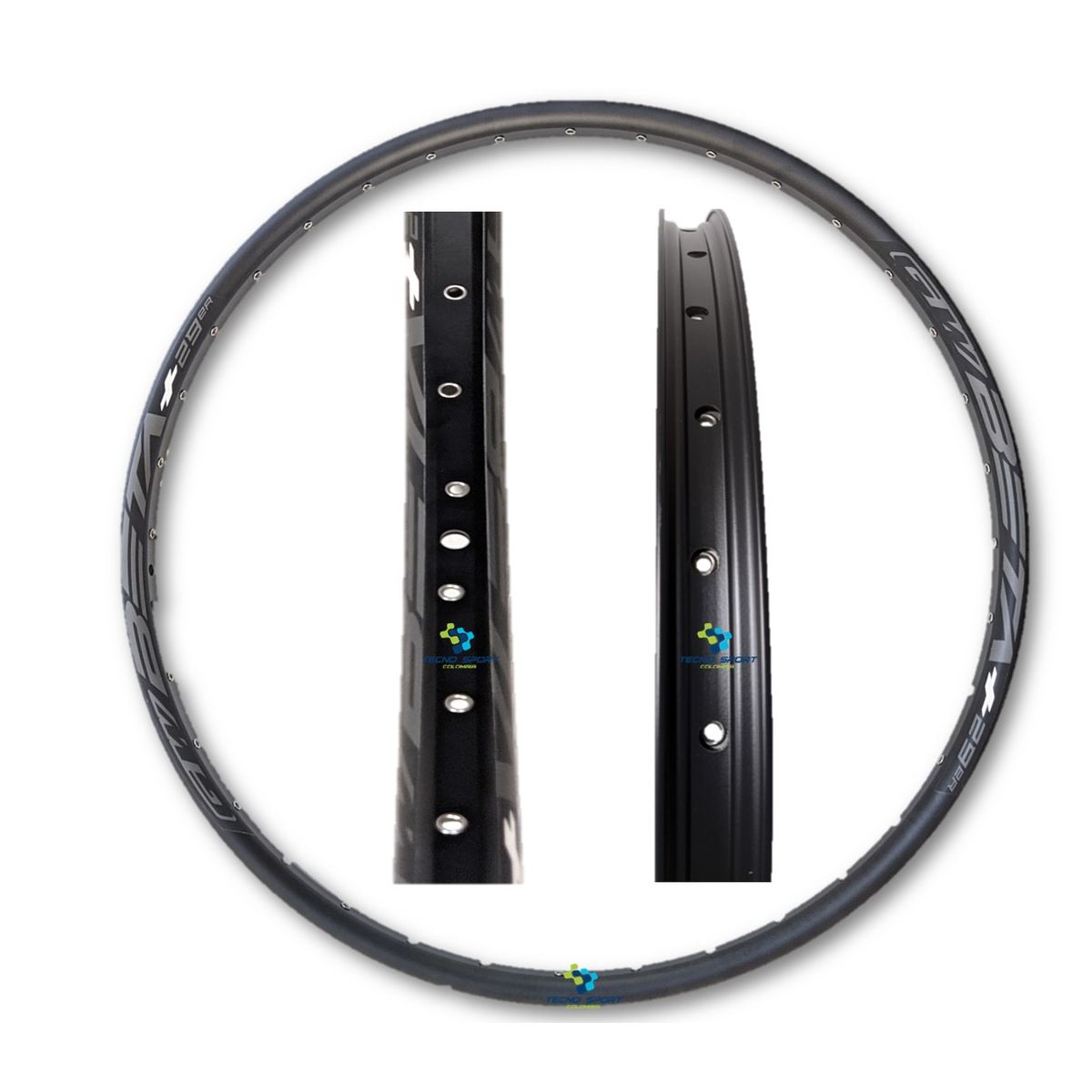 GW - Rin 29 Gw Aro Bicicleta Mtb 32 Huecos Reforzado Doble Pared