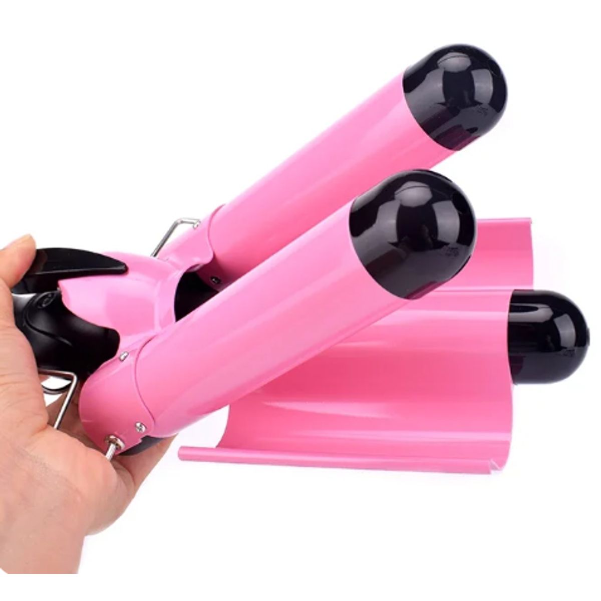 GENERICO - Rizador Ondulador Encrespador Cabello 3 Tubos