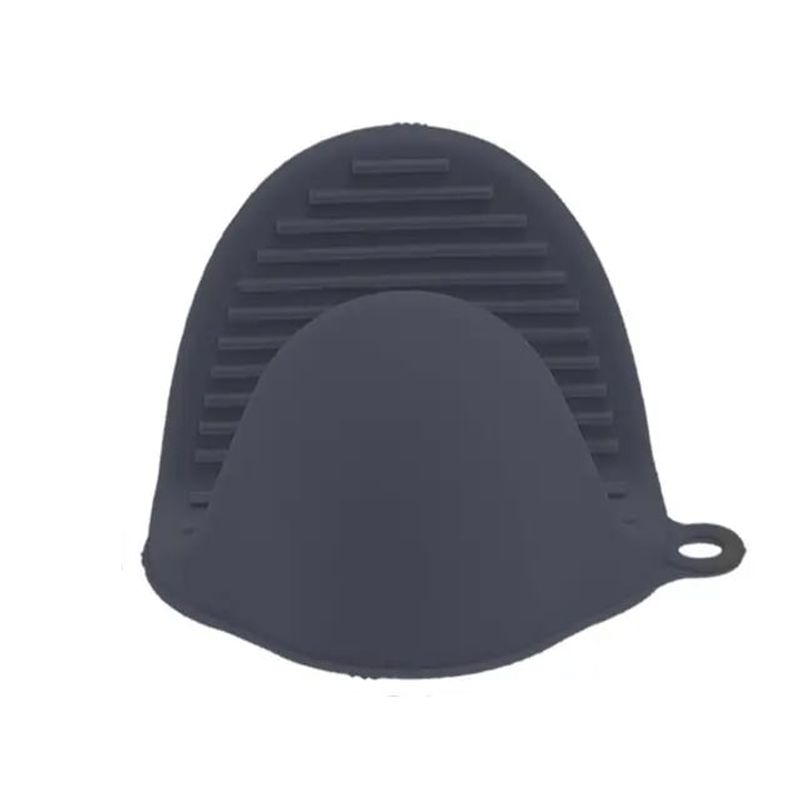 GENERICO - Guante Silicona Cocina Clip Aislamiento Termico Horno Agarre Negro