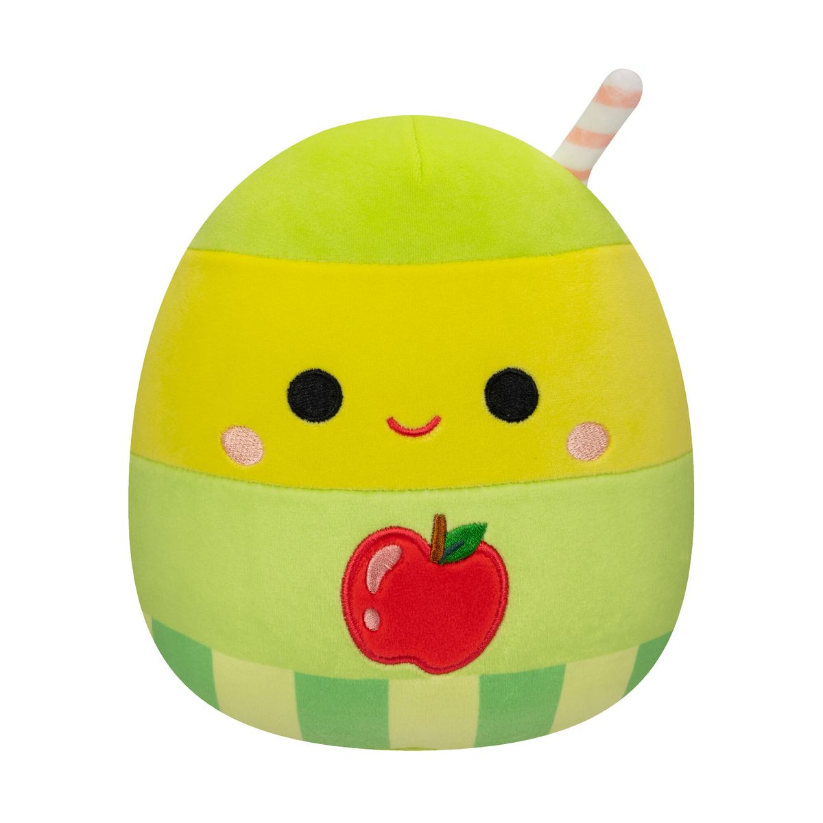 JAZWARES - Peluche 19cm Figura Apple Juice Box Verde Squishmallows
