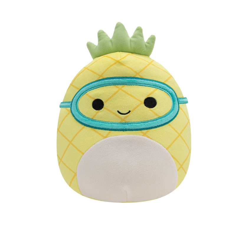 JAZWARES - Peluche 19cm Figura Piña de Buceo Amarilla Squishmallows