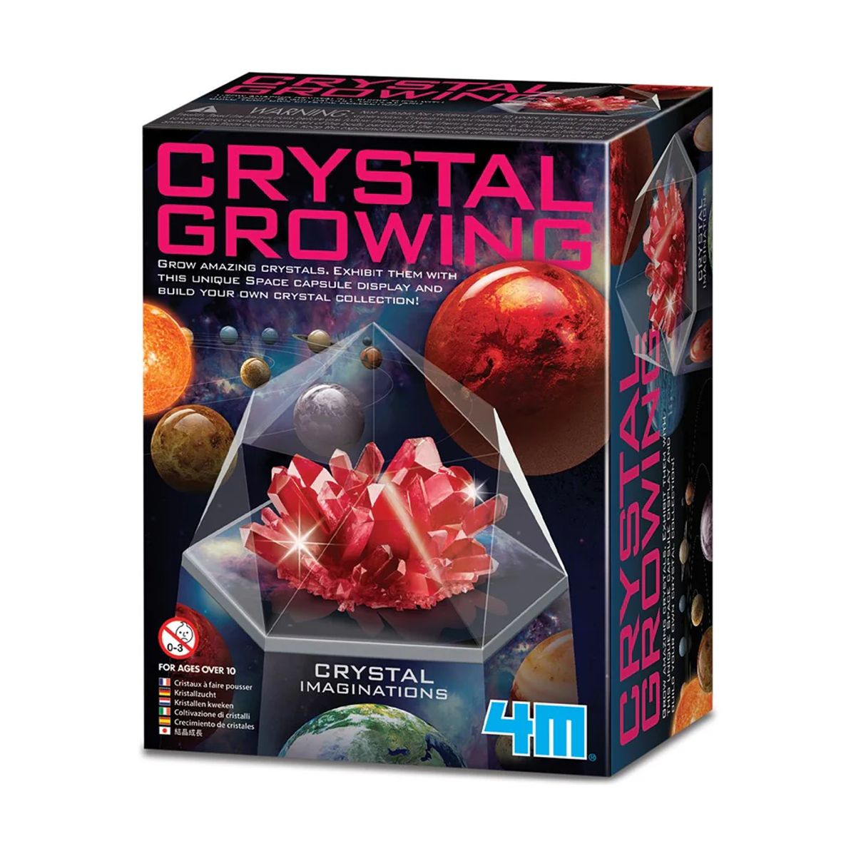 4M - Juego De Experimento Científico De Cristal Rojo Para Niños