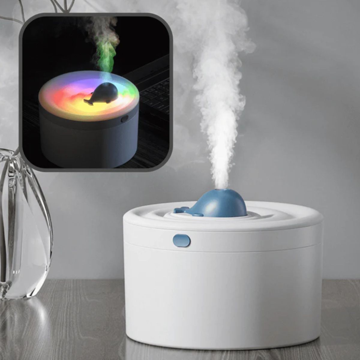 SHENGKE - Difusor Y Humidificador De Ballena Con Obsequio