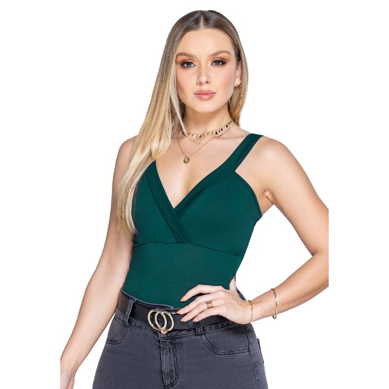 MARKETING PERSONAL - Camiseta Mujer Verde Mp 4011