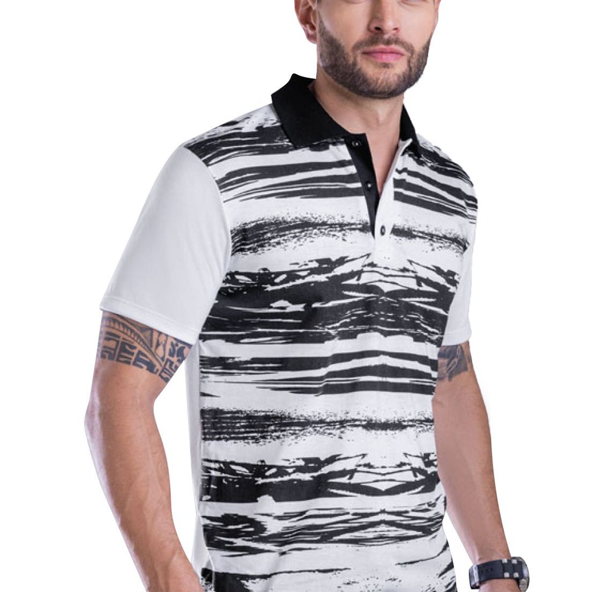 MARKETING PERSONAL - Polo Hombre Blanco Mp 5025