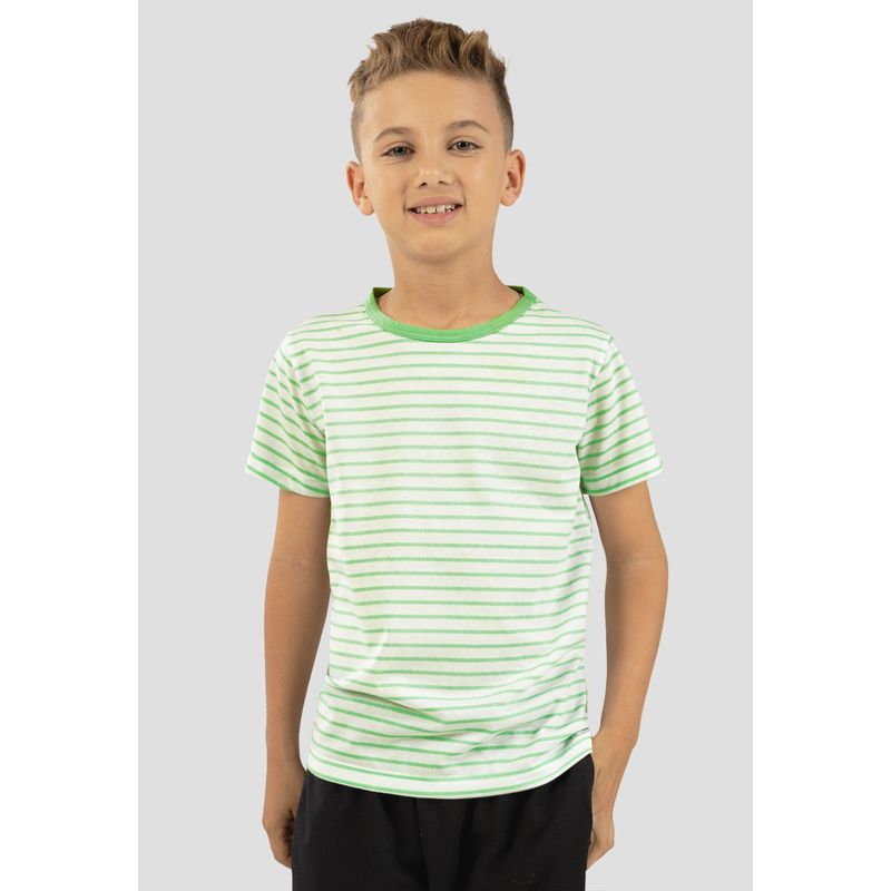 MARKETING PERSONAL - Camiseta Infantil Masculino Pistacho Mp 101176