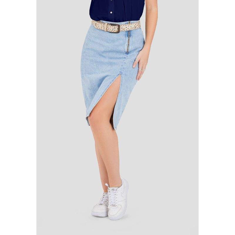 RUTTA - Falda Larga Mujer Azul Rutta 103757