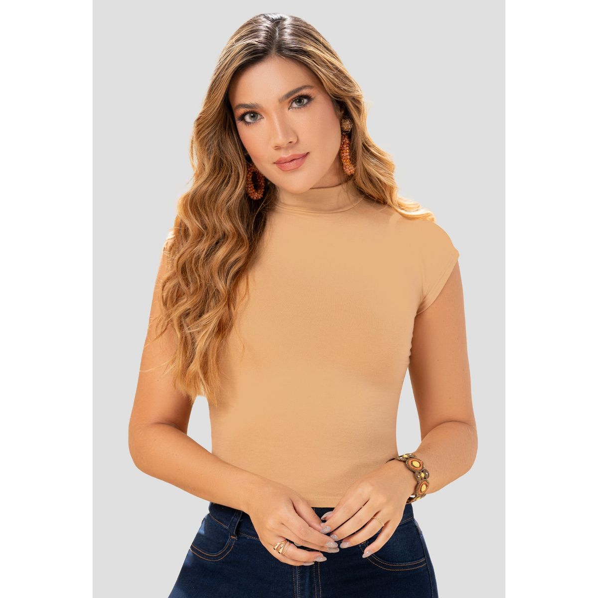 MARKETING PERSONAL - Blusa Mujer Beige Mp 102963