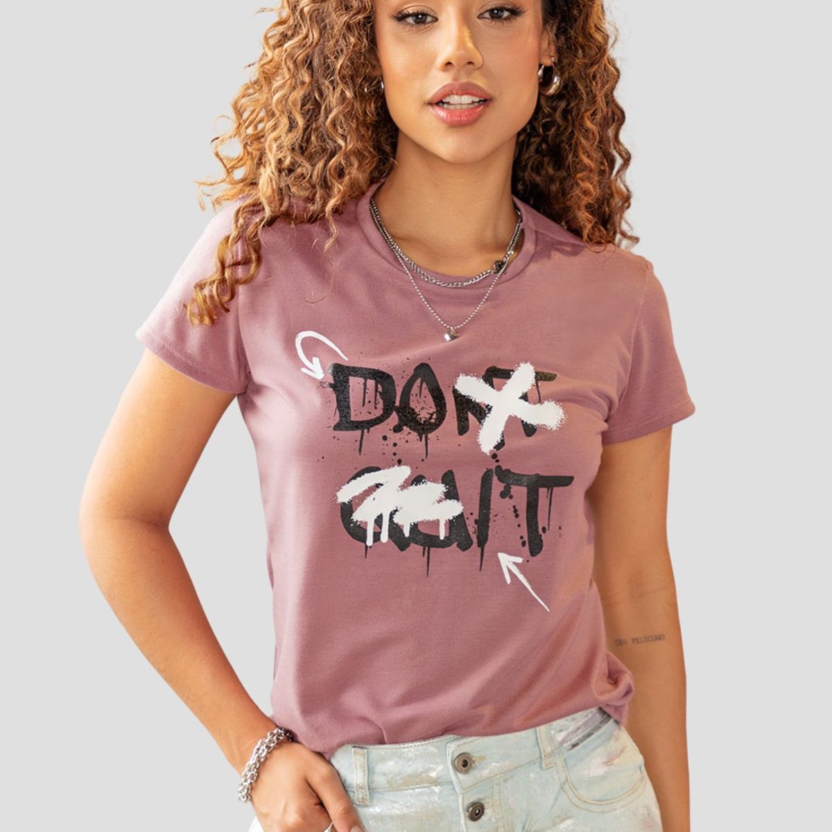 ATYPICAL - Camiseta Mujer Palo De Rosa Atypical 101325