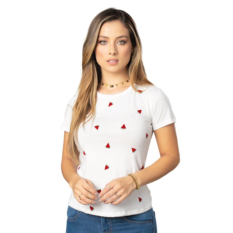MARKETING PERSONAL - Camiseta Mujer Blanco Mp 3426