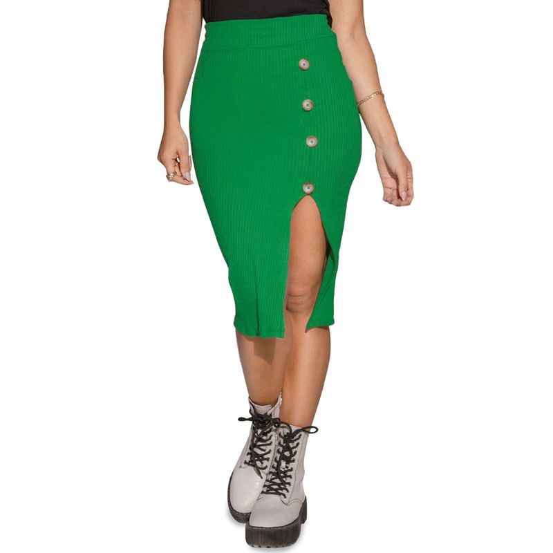 ATYPICAL - Falda Corta Mujer Verde Atypical 5441