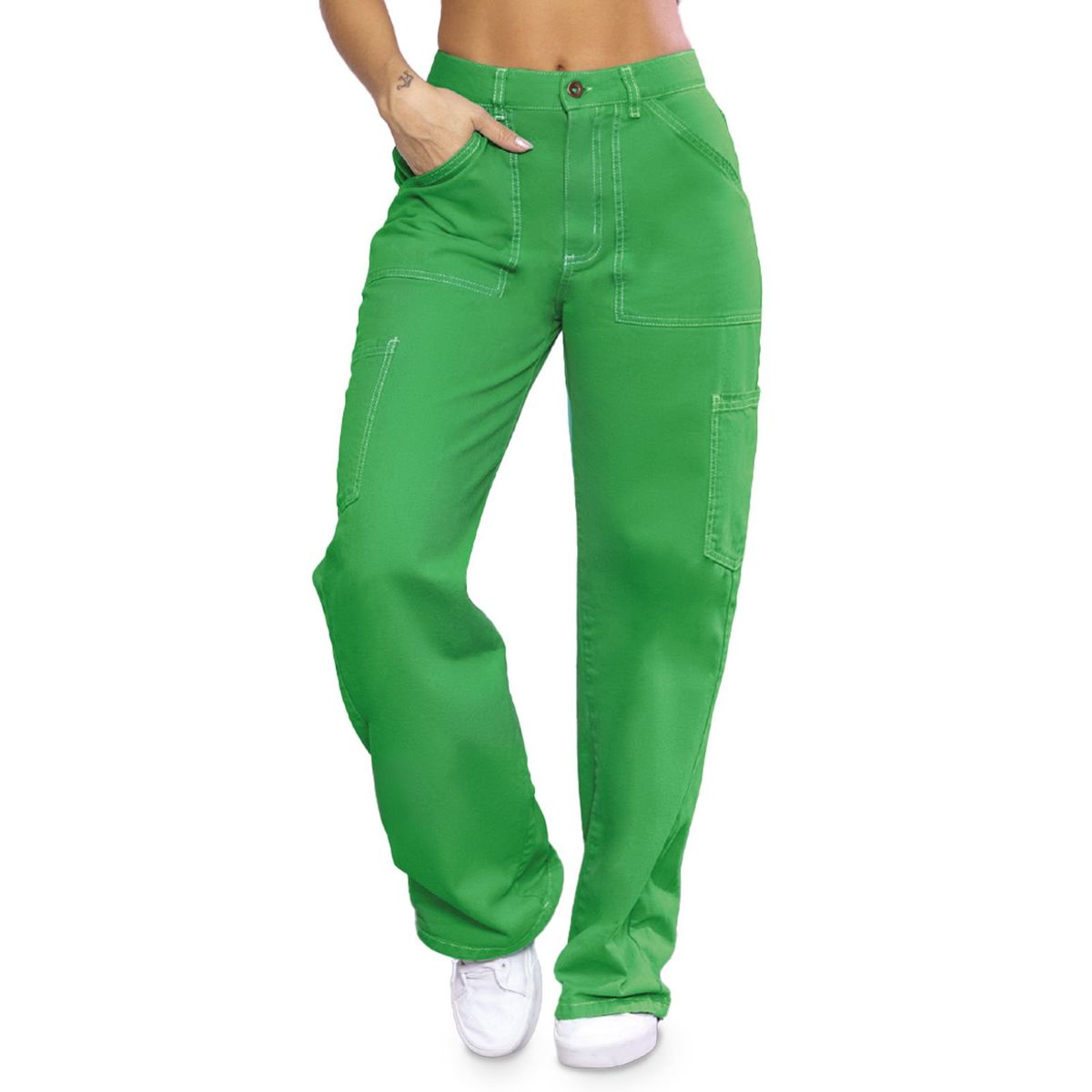 ATYPICAL - Pantalón Mujer Verde Atypical 5108