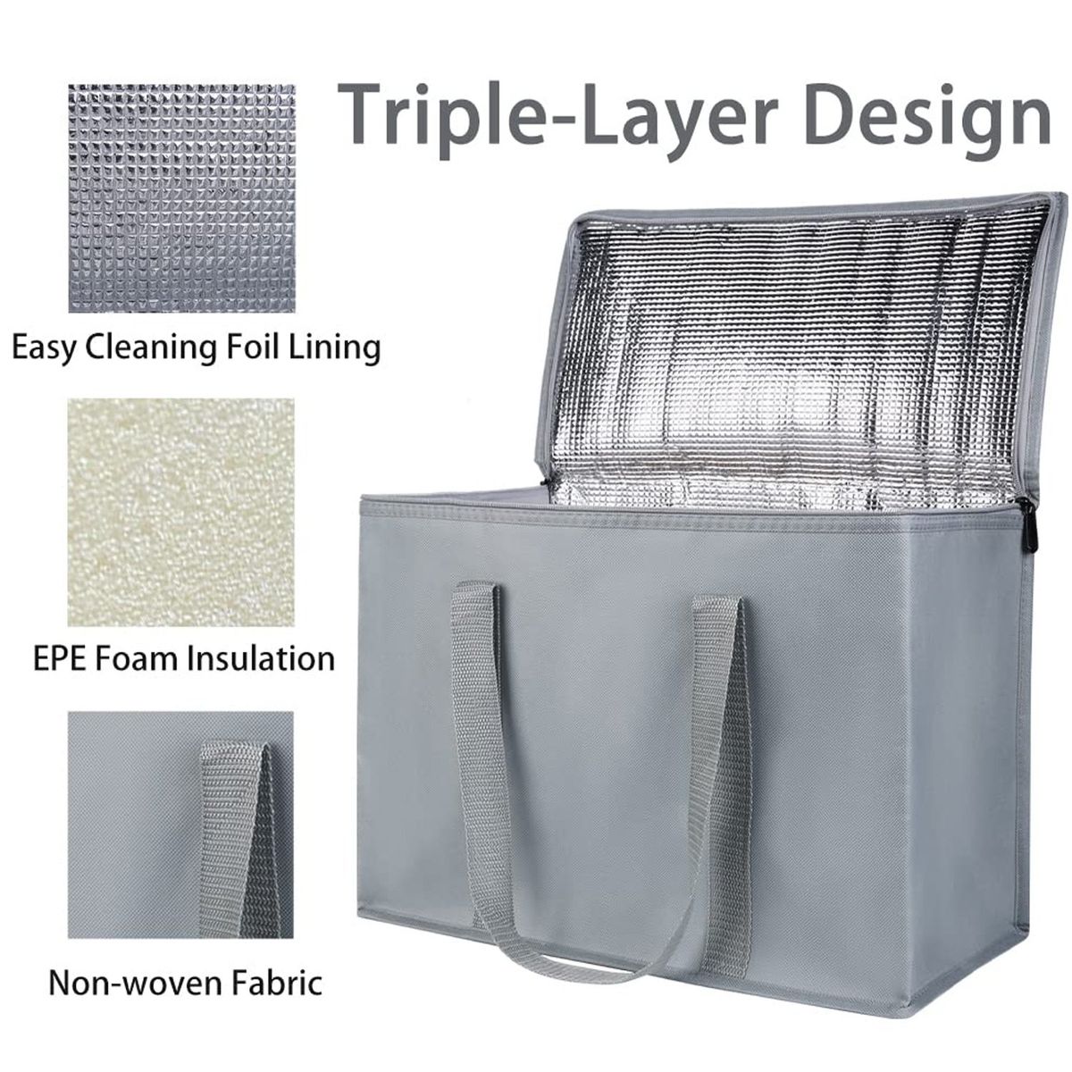 ONE PIXEL - Organizador De Comida Bolsa Para Alimentos Bebidas Ropa One Pixel