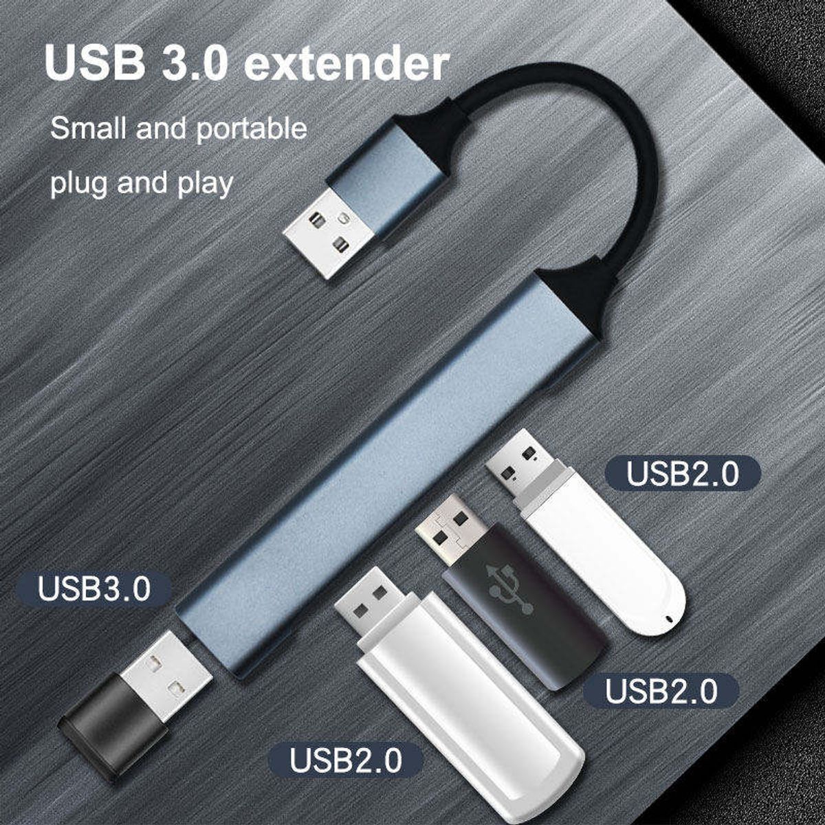 GENERICO - Multipuerto Usb x4 Puertos
