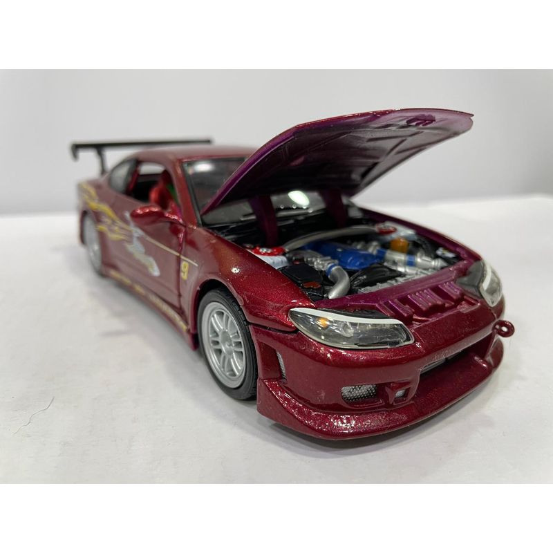 WELLY - CARRO NISSAN SILVIA S15 2000 VINOTINTO Escala 1:24…